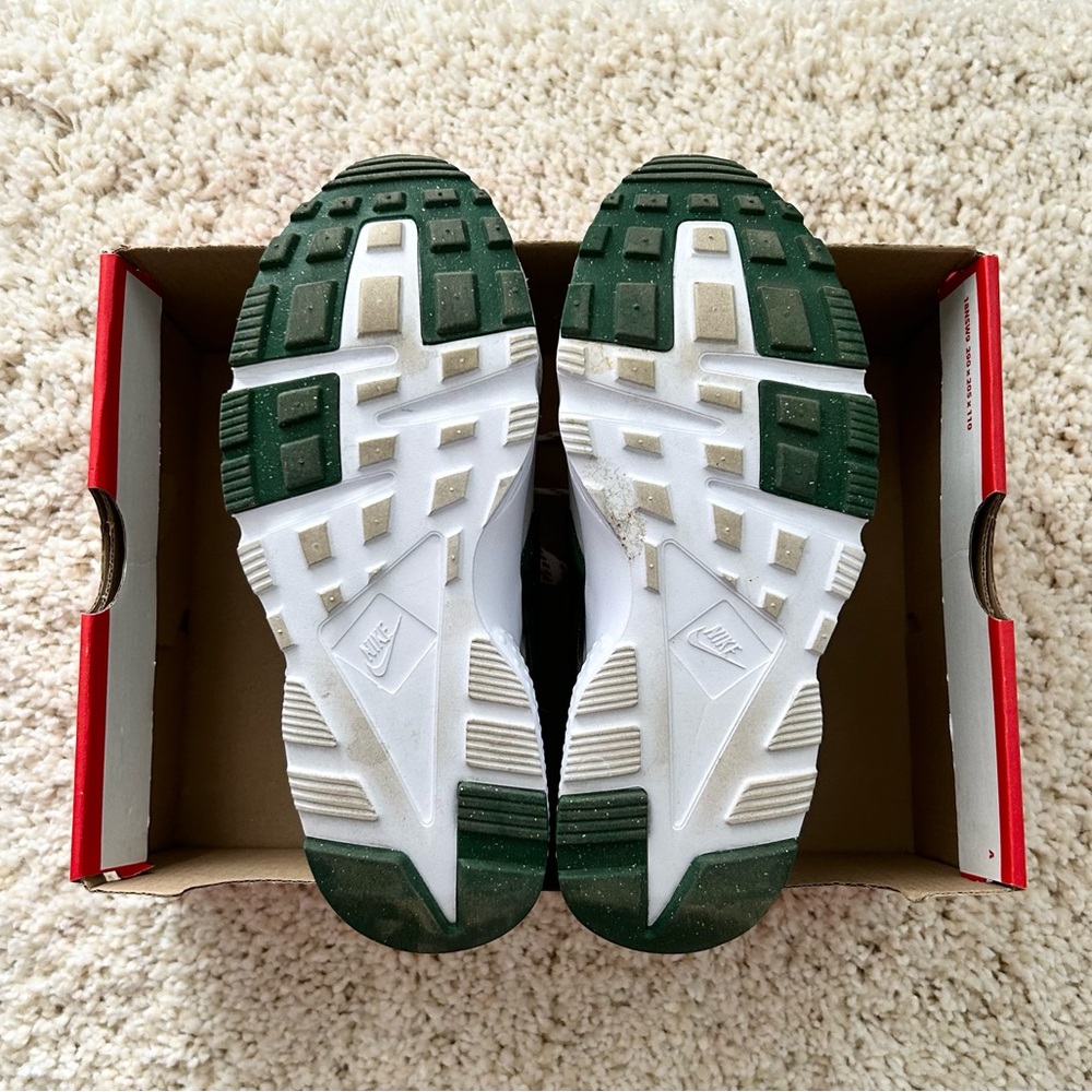 nike air huarache gs green orange - Picture 6 of 8